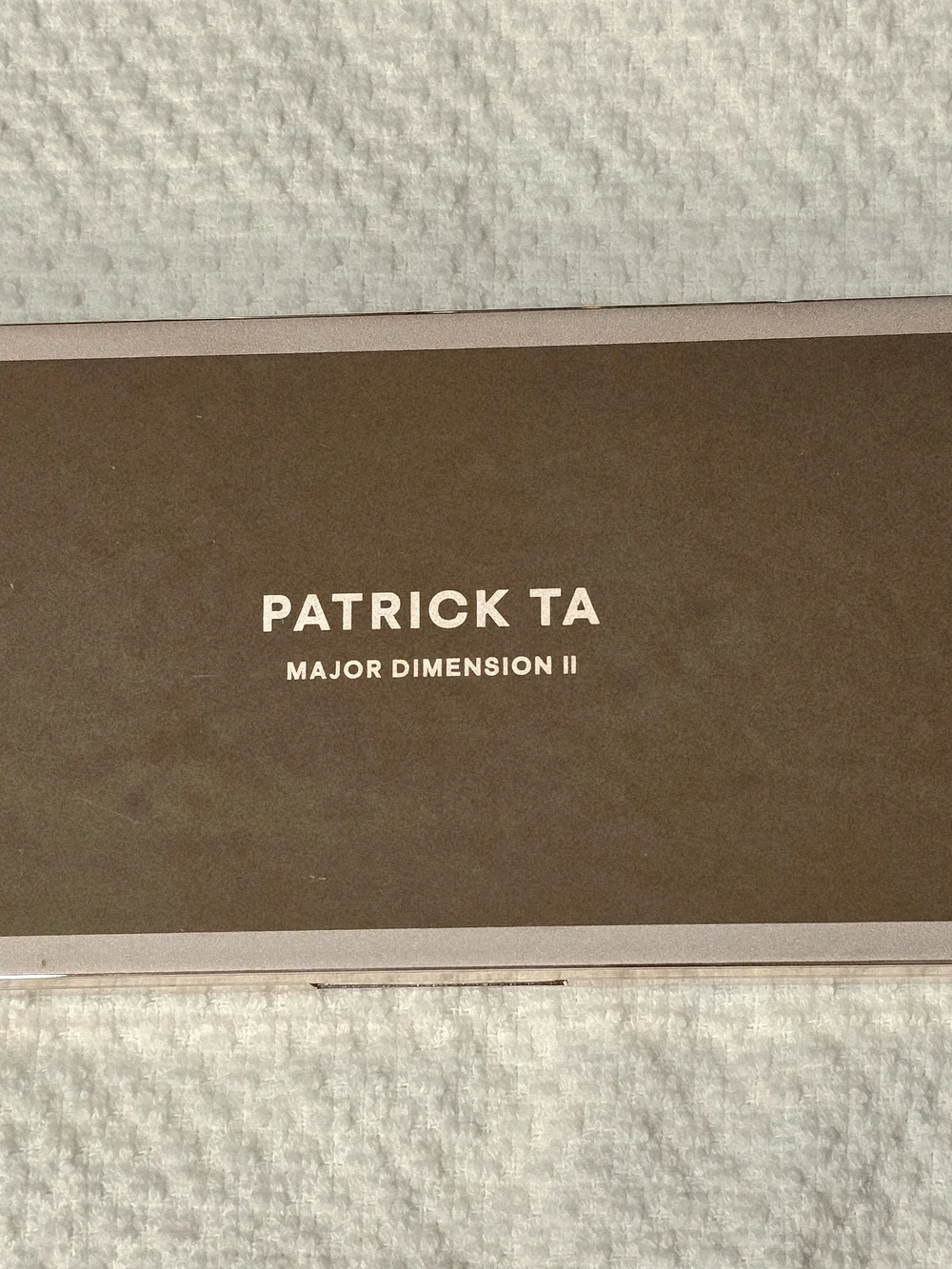 Patrick Ta Major Dimension II Eyeshadow Palette -Rose Gold *Read Listing*